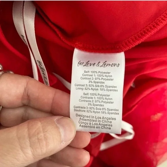 For Love And Lemons Scarlet High Low Dress - Picture 11 of 12